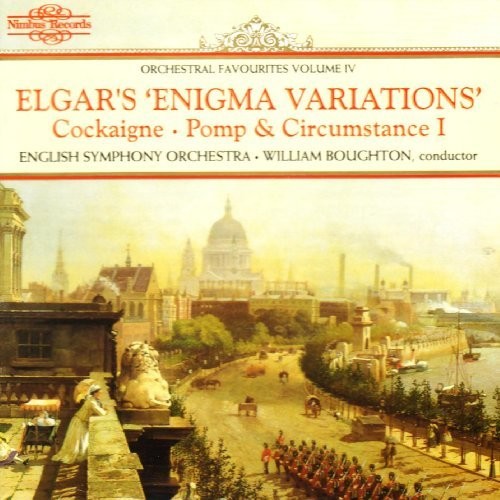 the album cover for William Boughton - Enigma Var/Cockaigne Ov/Pomp &