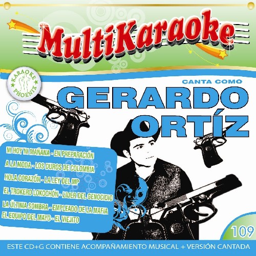 the album cover for Karaoke - Karaoke: Gerardo Ortiz - Exitos