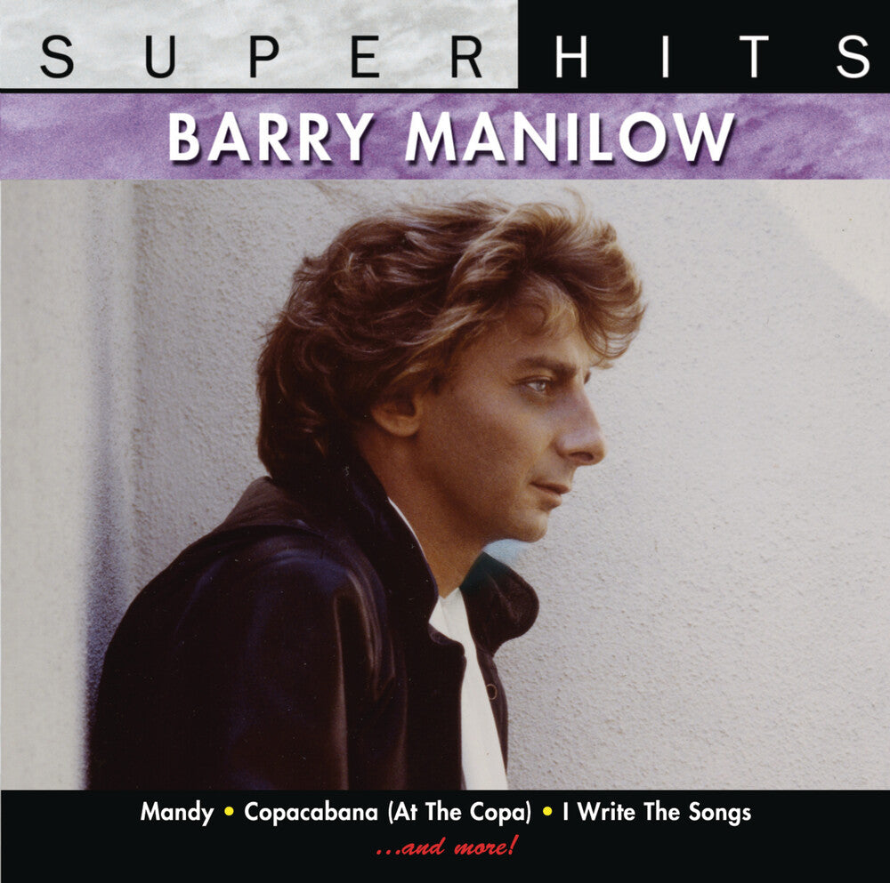 the album cover for Barry Manilow - Super Hits