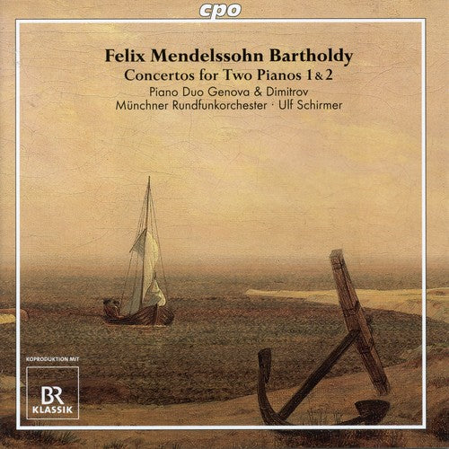 the album cover for Piano Duo Genova - Concertos for Two Pianos 1 & 2