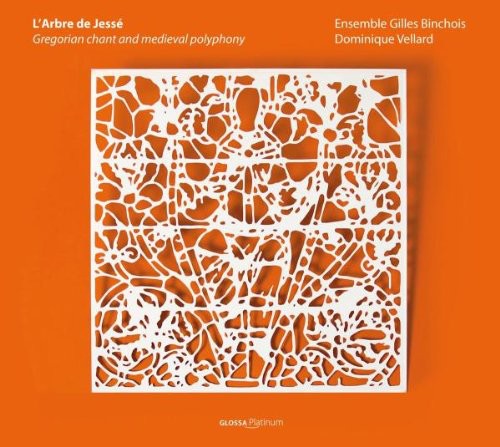 the album cover for Ensemble Gilles Binchois - L'arbre de Jesse: Gregorian Chant & Medieval Poly