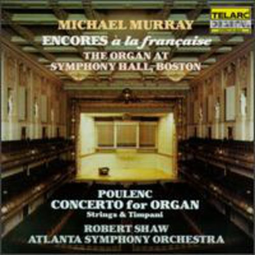 the album cover for F. POULENC - Con Org/French Encores