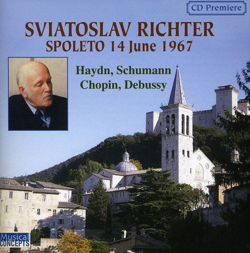 the album cover for Sviatoslav Richter - Richter in Spoleto 1967