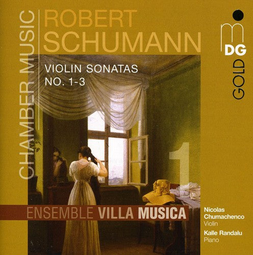 the album cover for R. SCHUMANN - Sonatas for Violin & Piano 1-3