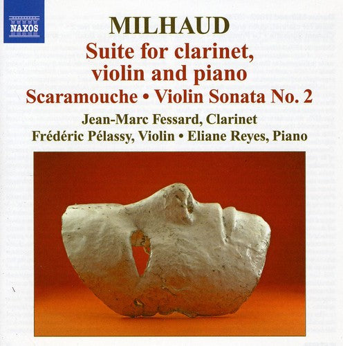 the album cover for Jean-Marc Fessard - Suite for Clarinet / Violin & Piano / Scaramouche
