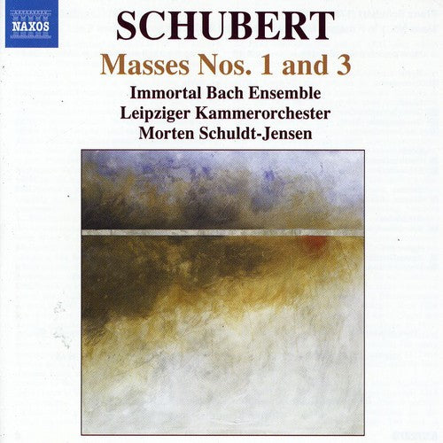 the album cover for F. SCHUBERT - Masses Nos 1 & 3