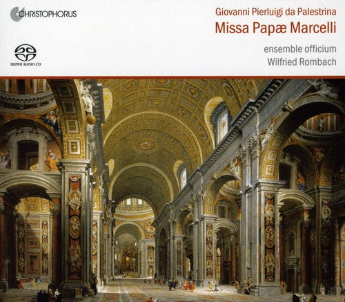 the album cover for Palestrina / Galilaei / Ensemble Officum / Rombach - Missa Papae Marcelli: Motets for Ascension Day