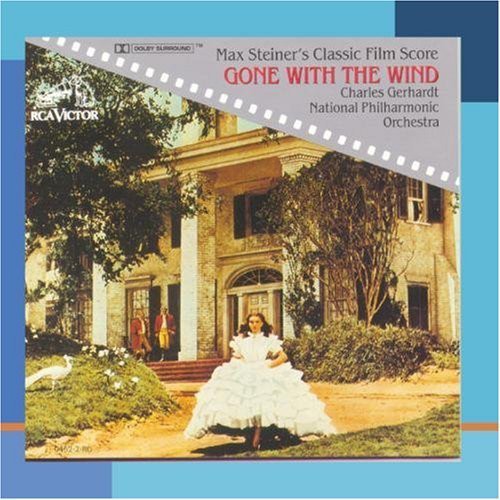 the album cover for National Philharmonic Orchestra - Gone with the Wind (Max Steiner's Classic Film Score)