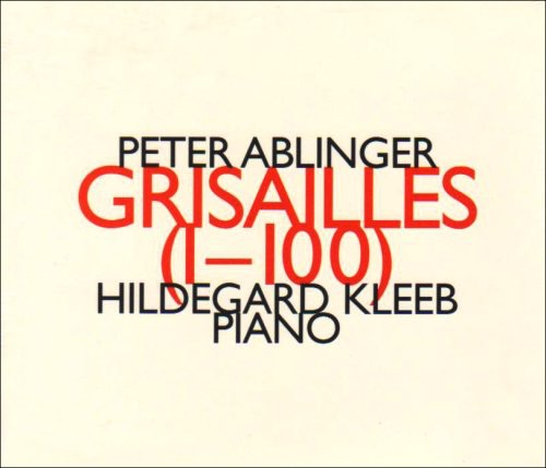 the album cover for Hildegard Kleeb - Grisailles (I-100) (Spa)