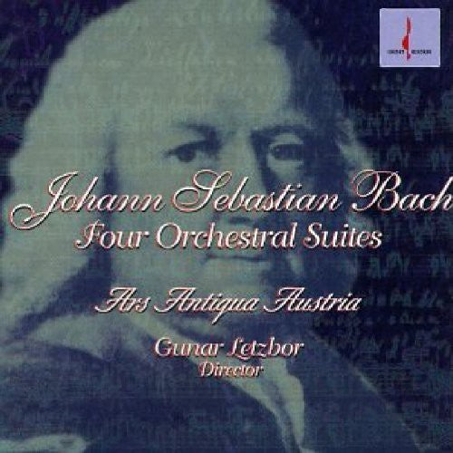 the album cover for J.S. Bach - Four Complete Orchestral Suites