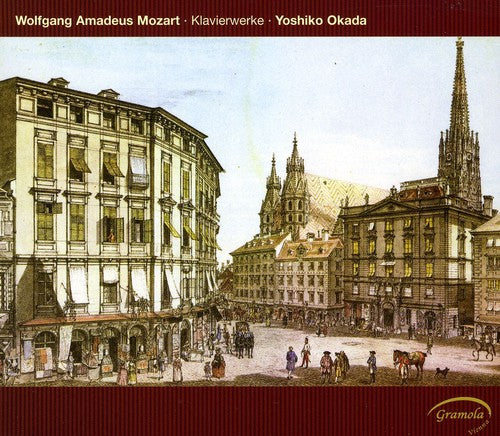the album cover for Yoshiko Okada - Works for Piano