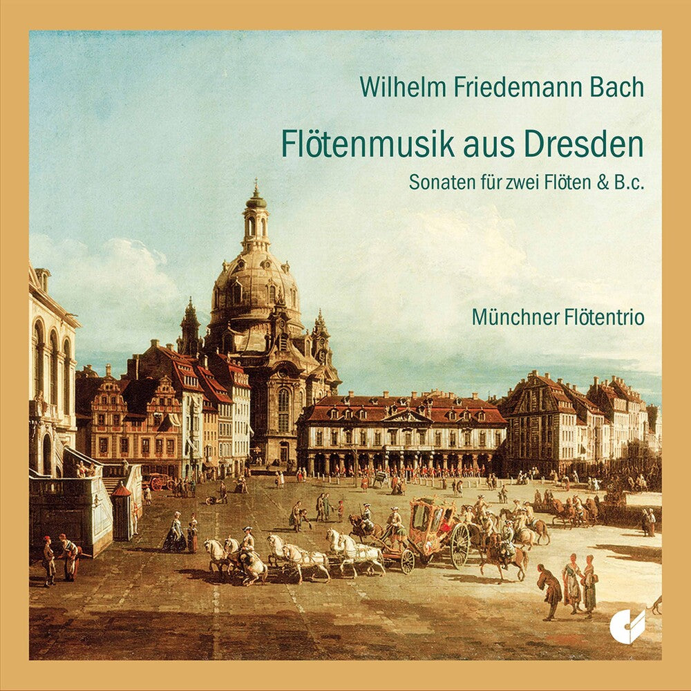 the album cover for W Bach F / Munich Flute Trio - Dresden Flute Music