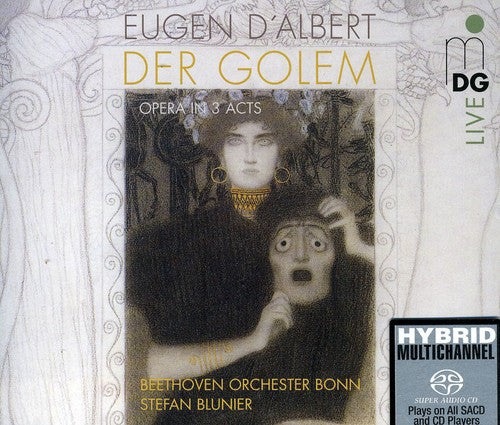 the album cover for E. D'ALBERT - Der Golem: Music Drama in Three Acts