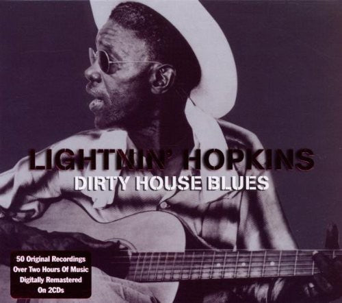 the album cover for Hopkins Lightnin - Dirty House Blues [Import]