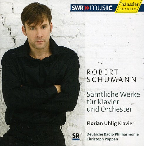 the album cover for Florian Uhlig - Complete Works for Piano & Orchestra