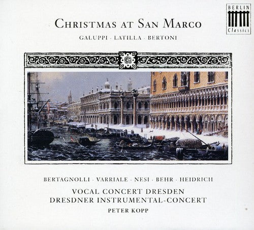 the album cover for Vocal Concert Dresden - Christmas at San Marco
