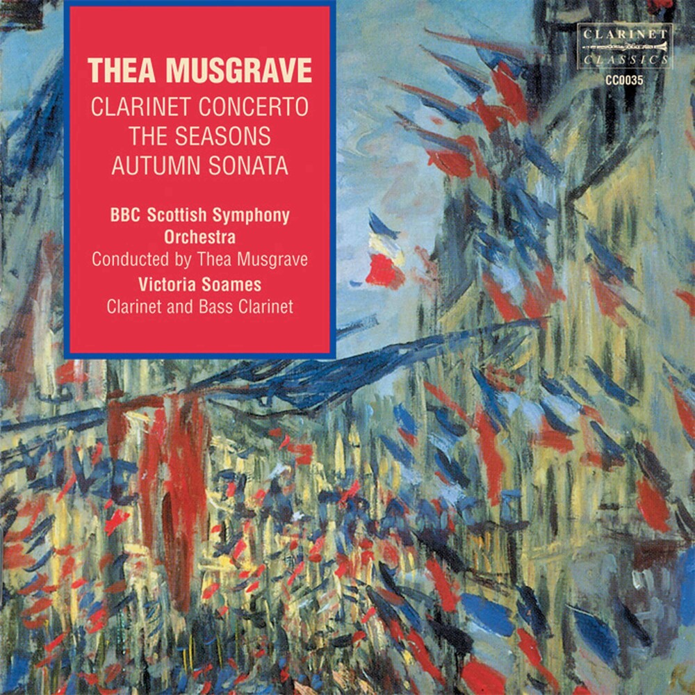 the album cover for Musgrave / Bbc Scottish Sym Orch / Soames - Clarinet Cto: Seasons Autumn Sonata