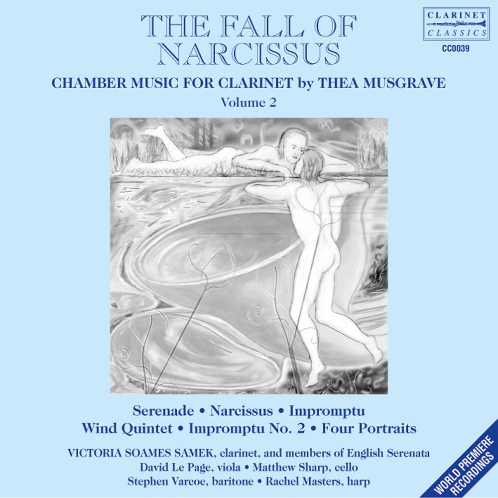 the album cover for Musgrave / Page / Sharp / Masters / Samek - Fall Of Narcissus: Chamber Music For Clarinet 2
