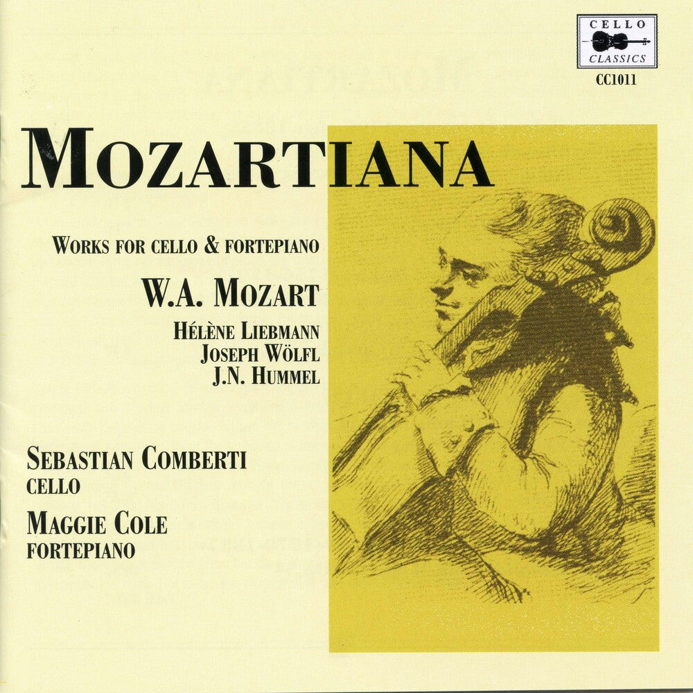 the album cover for Sebastian Comberti - Mozartiana