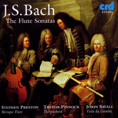 the album cover for Stephen Preston & Trevor Pinno - Flute Sonatas BWV 1013 1030