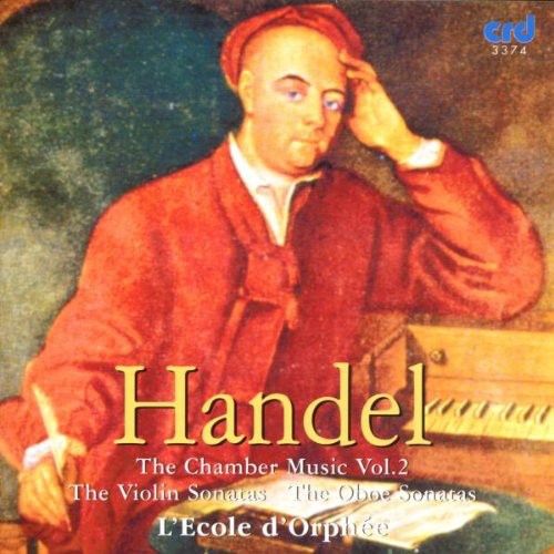 the album cover for David Reichenberg - Violin Sonatas in a HWV361