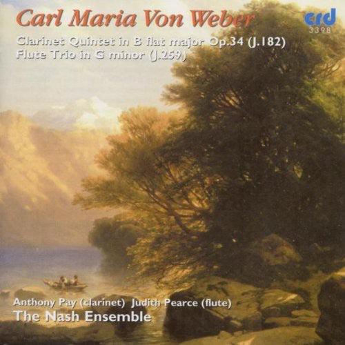 the album cover for Anthony Pay - Clarinet Quintet in B Flat Major Op 34