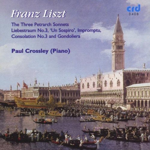 the album cover for Paul Crossley - Three Petrach Sonnets