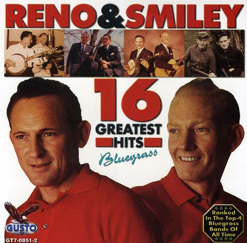 the album cover for Reno & Smiley - 16 Greatest Hits