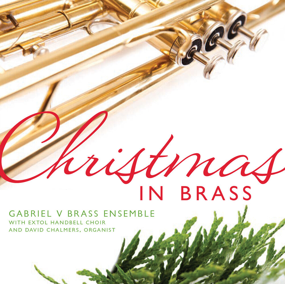 the album cover for Gabriel V Brass Ensemble - Christmas in Brass