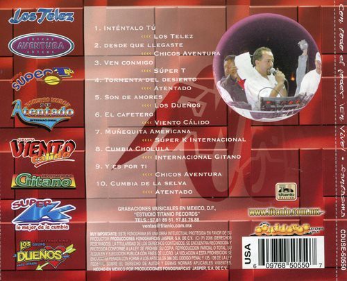 the album cover for Con Todo El Poder En Vivo Fant - Con Todo El Poder En Vivo Fant