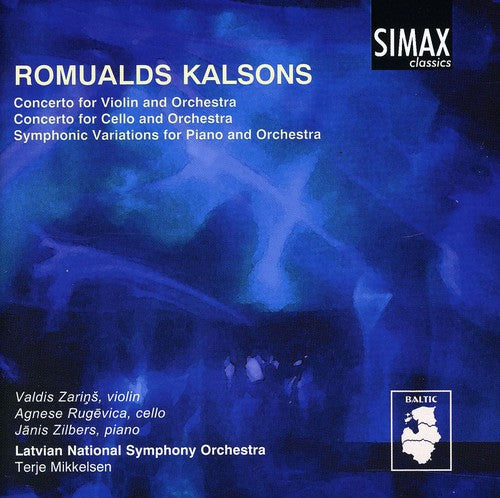 the album cover for Latvian National Symphony Orchestra - Violin Cto / Cello Concerto / Symphonic Variations