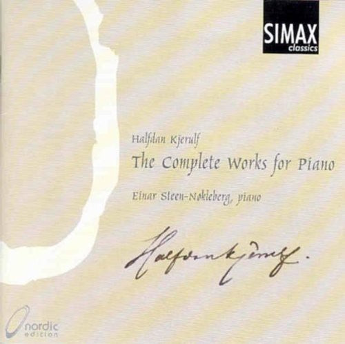 the album cover for H. Kjerulf - Complete Works for Piano