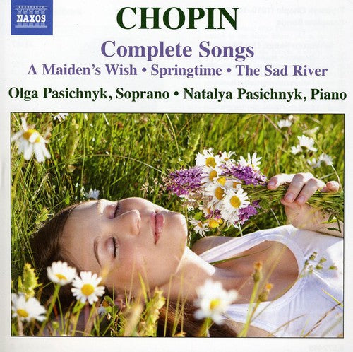 the album cover for F. CHOPIN - Complete Songs: A Maiden's Wish / Springtime