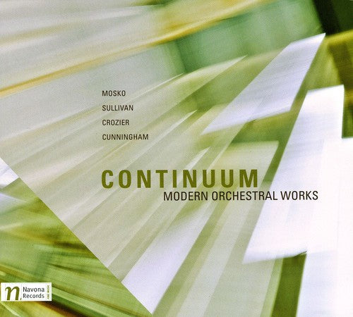 the album cover for Mosko/Sullivan/Crozier/Cunn - Continuum: Modern Orchestral Works