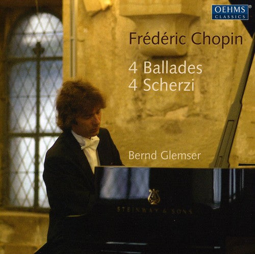 the album cover for Bernd Glemser - 4 Ballades / 4 Scherzi