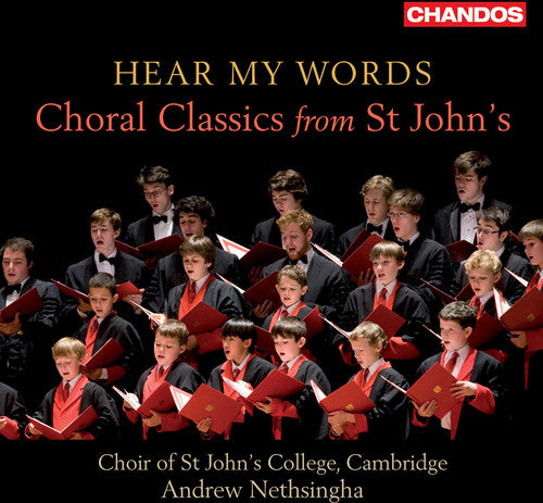 the album cover for Hear My Words: Choral Classics - Hear My Words: Choral Classics from St Johns