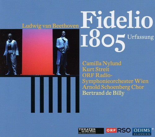 the album cover for Bertrand De Billy - Fidelio (1805 Version)