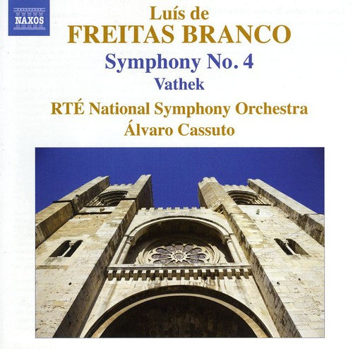 the album cover for Alvaro Cassuto - Orchestral Works 4: Symphony 4: Vathek