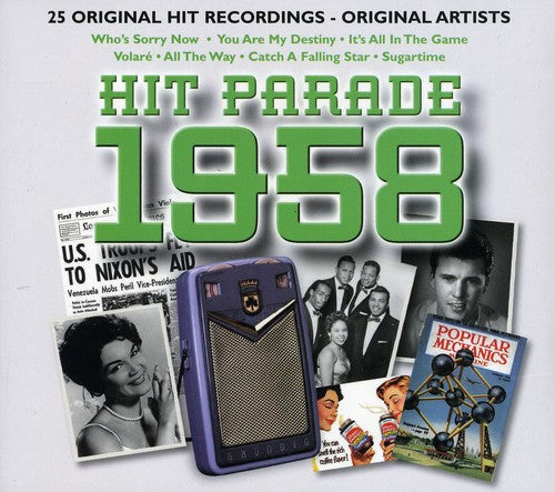 the album cover for Hit Parade 1958 - Hit Parade 1958