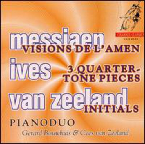the album cover for Pianoduo - Visions de L'amen