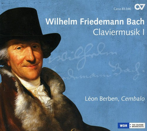 the album cover for Wilhelm Friedmann Bach Bach - Claviermusik 1