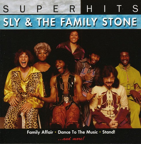 the album cover for Sly & The Family Stone - Super Hits