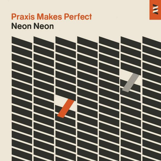 the album cover for Neon Neon - Praxis Makes Perfect