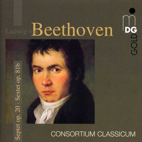 the album cover for Beethoven / Consortium Classicum - Septet in E-Flat Op 20: Sextet Op 81B