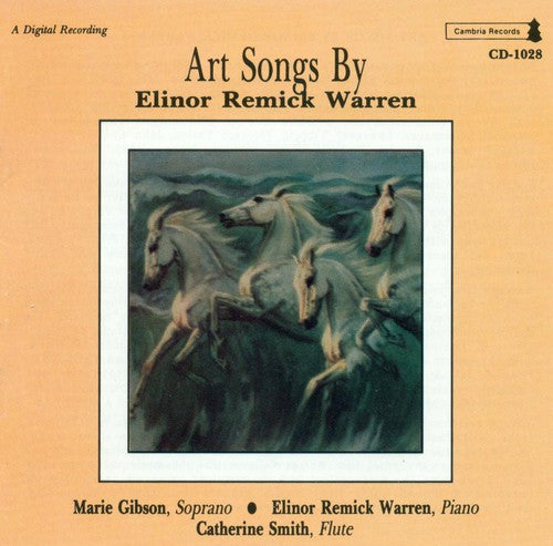 the album cover for Marie Gibson - Art Songs