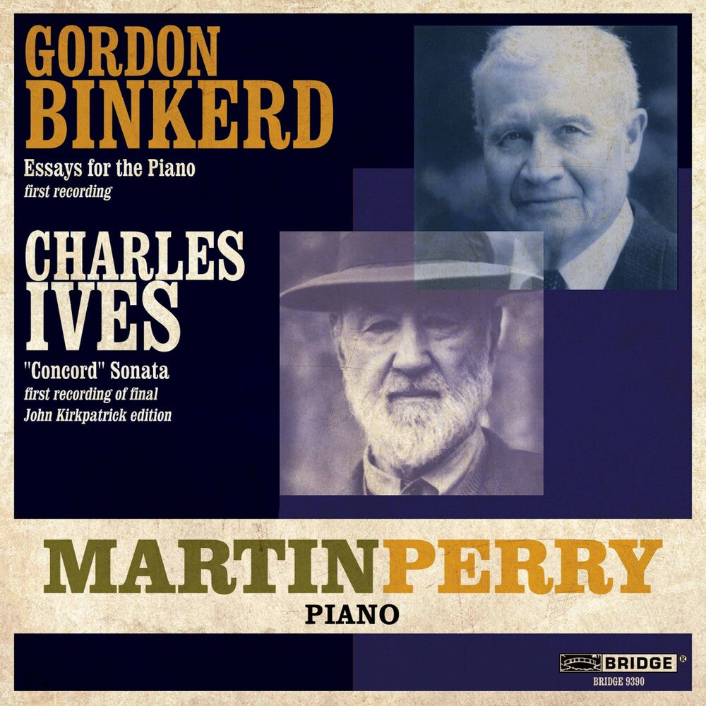 the album cover for Binkerd / Ives / Perry - Martin Perry Performs Binkerd & Ives