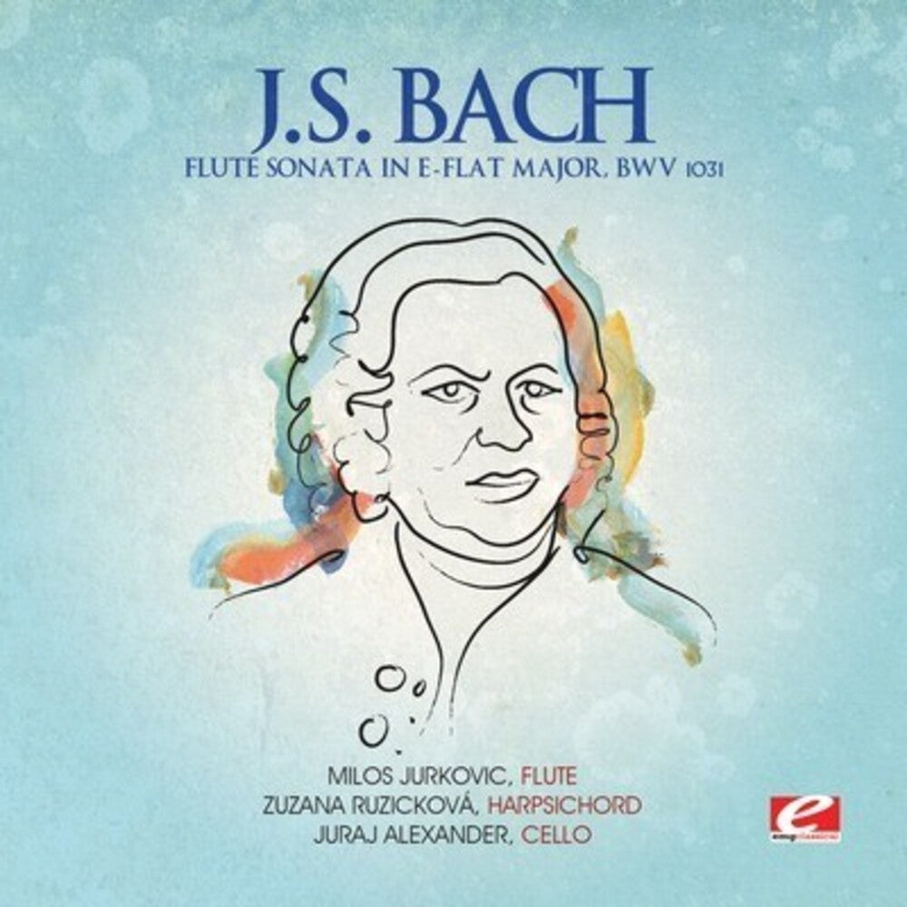 the album cover for Milos Jurkovic - Flute Sonata E-Flat Major