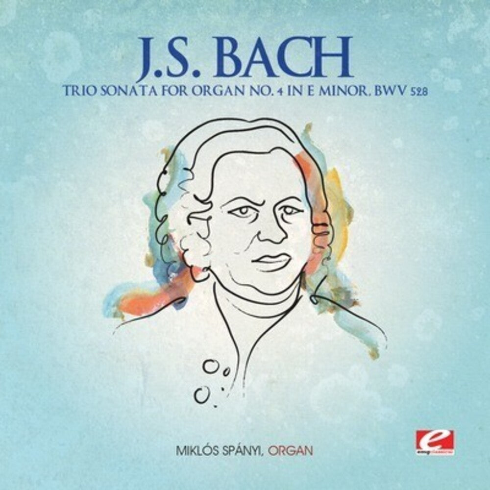 the album cover for MiklÃ³s SpÃ¡nyi - Trio Sonata Organ 4 E minor