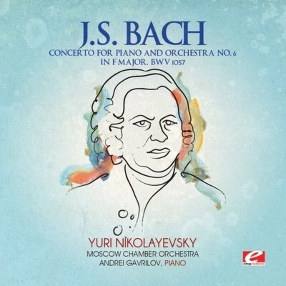the album cover for J Bach S - Concerto for Piano and Orchestra 6