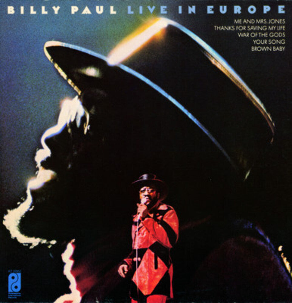 the album cover for Billy Paul - Live in Europe